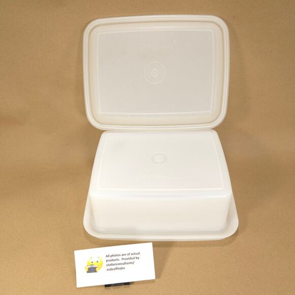 Tupperware Bundle Pack N Carry #1254 #1229 Small Snack Cup #670 Keeper Yellow - Picture 4 of 8